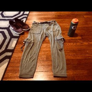Size 6 Free People Capri sweat pants high waisted